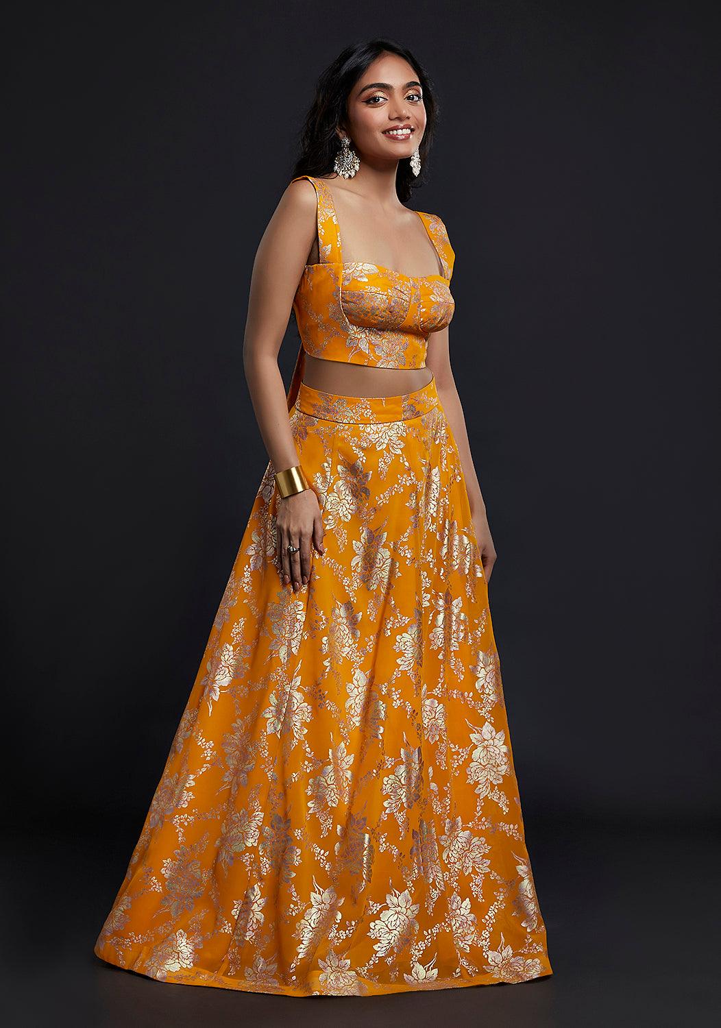 Mango Corset Lehenga Set - QUERATED