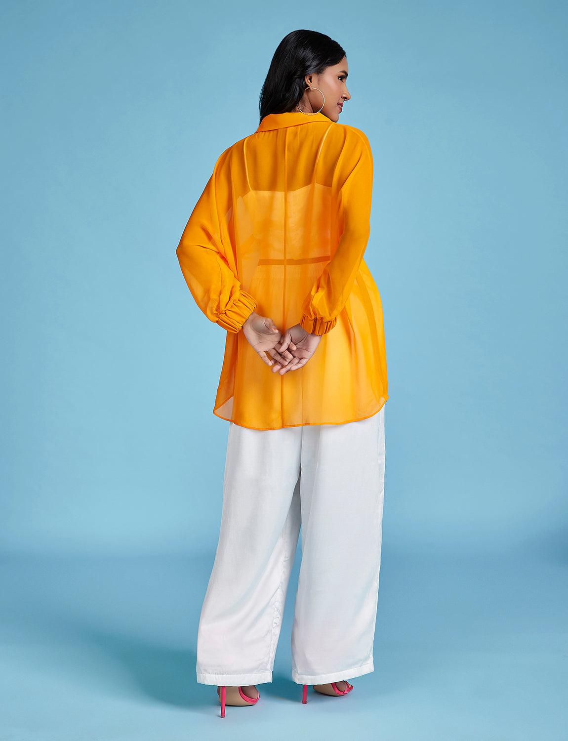 Mango Camp collar oversized shirt - QUERATED