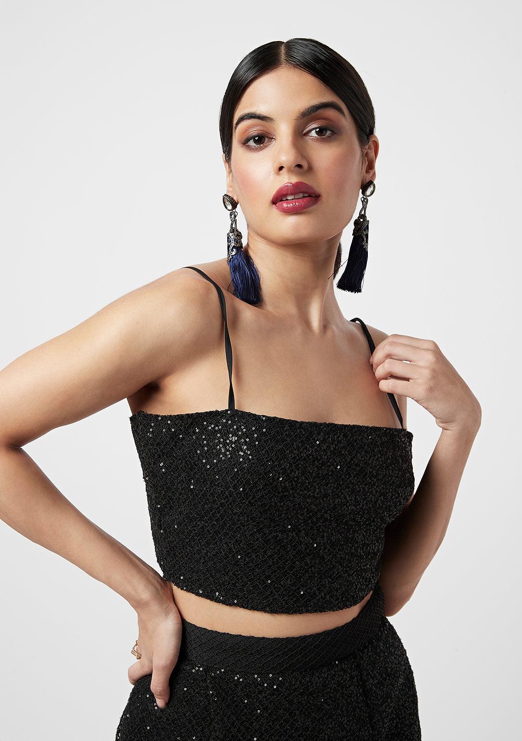 Lily Bandeau Crop Top - QUERATED