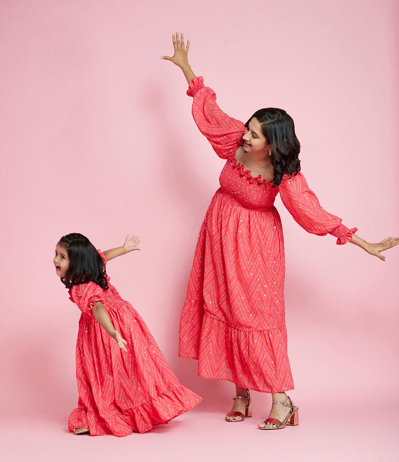 Mini Chevron Dress Kurta