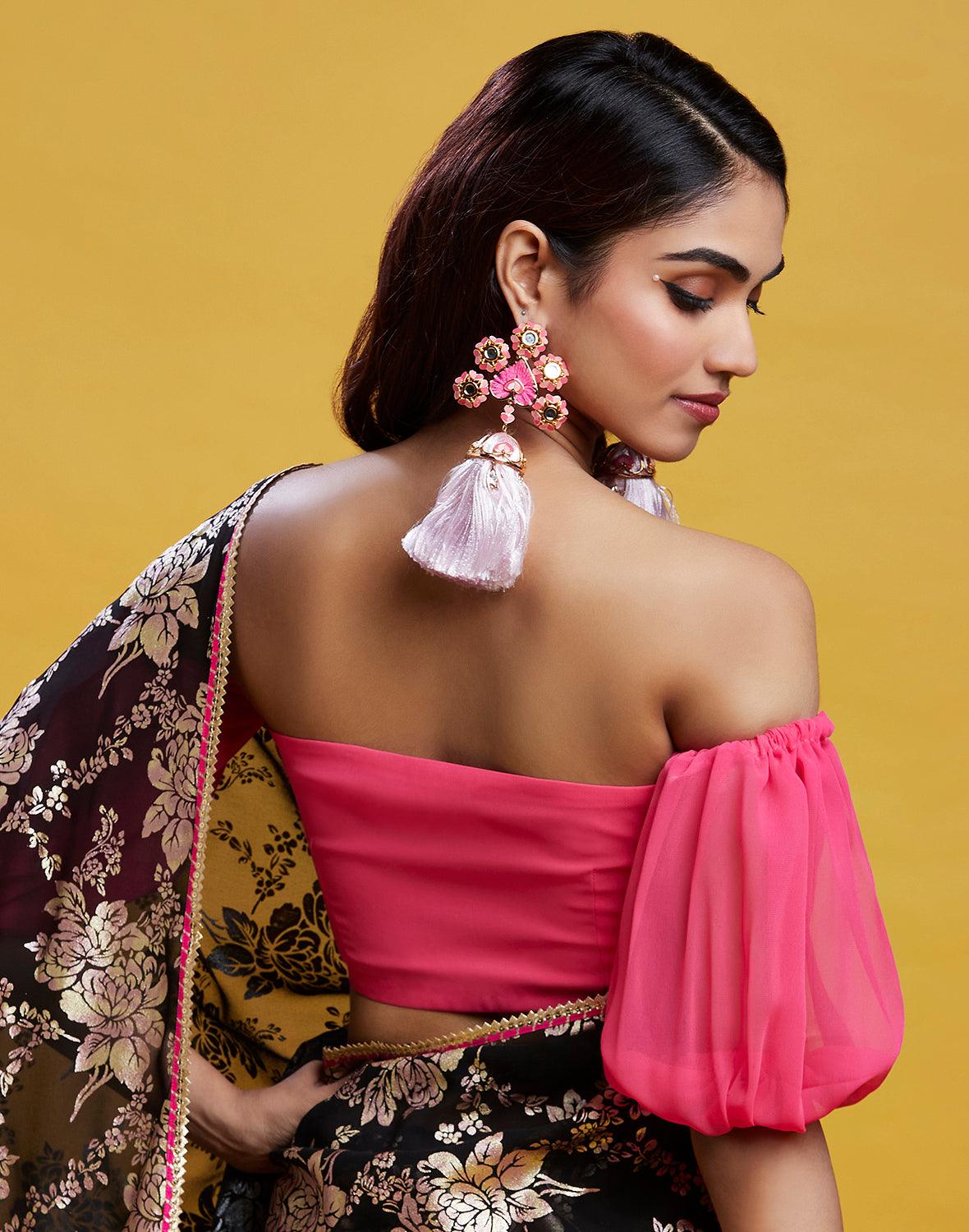 Gulabi Off-shoulder Blouse - QUERATED