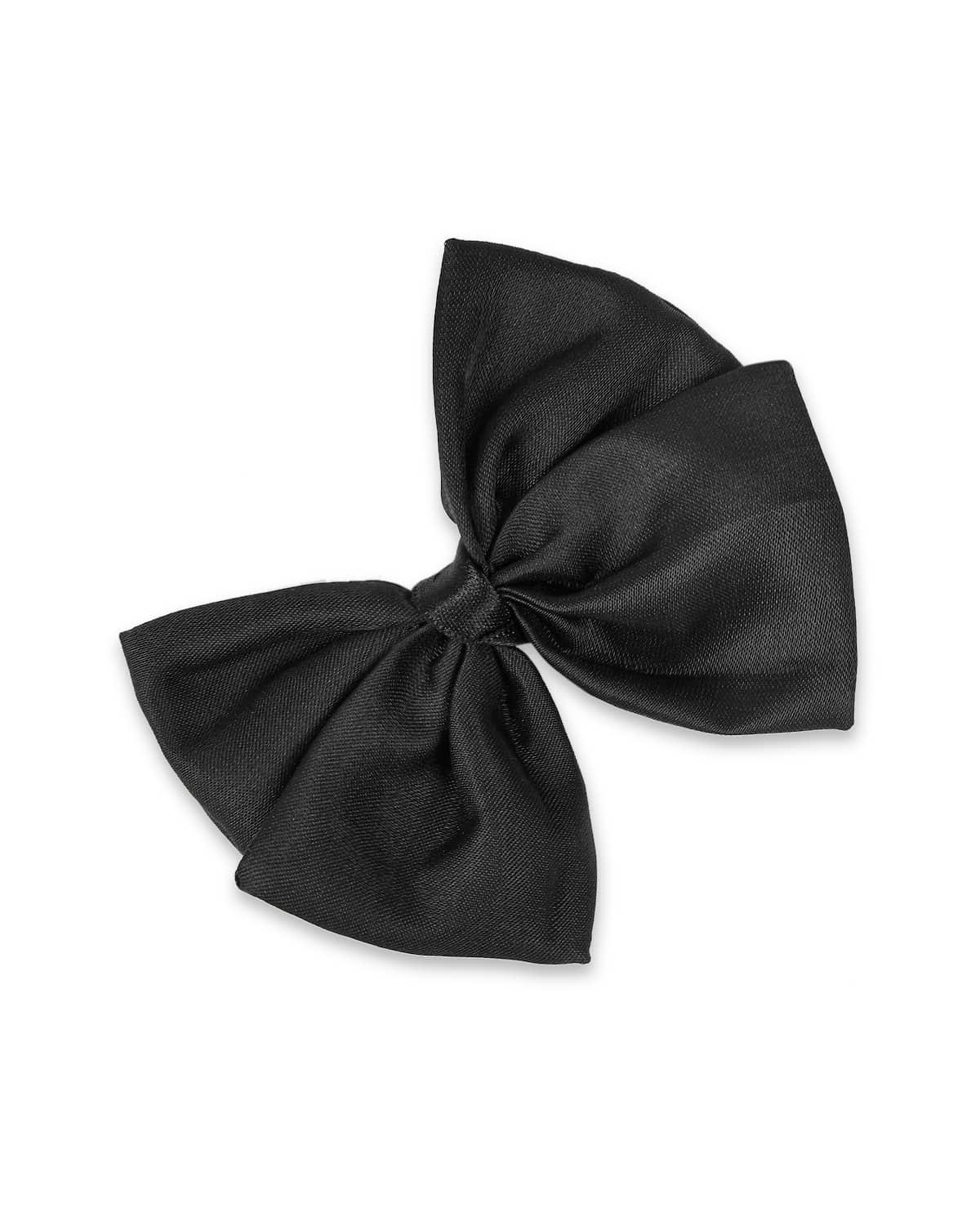 Zoey Black Bow Hair Clip - QUERATED