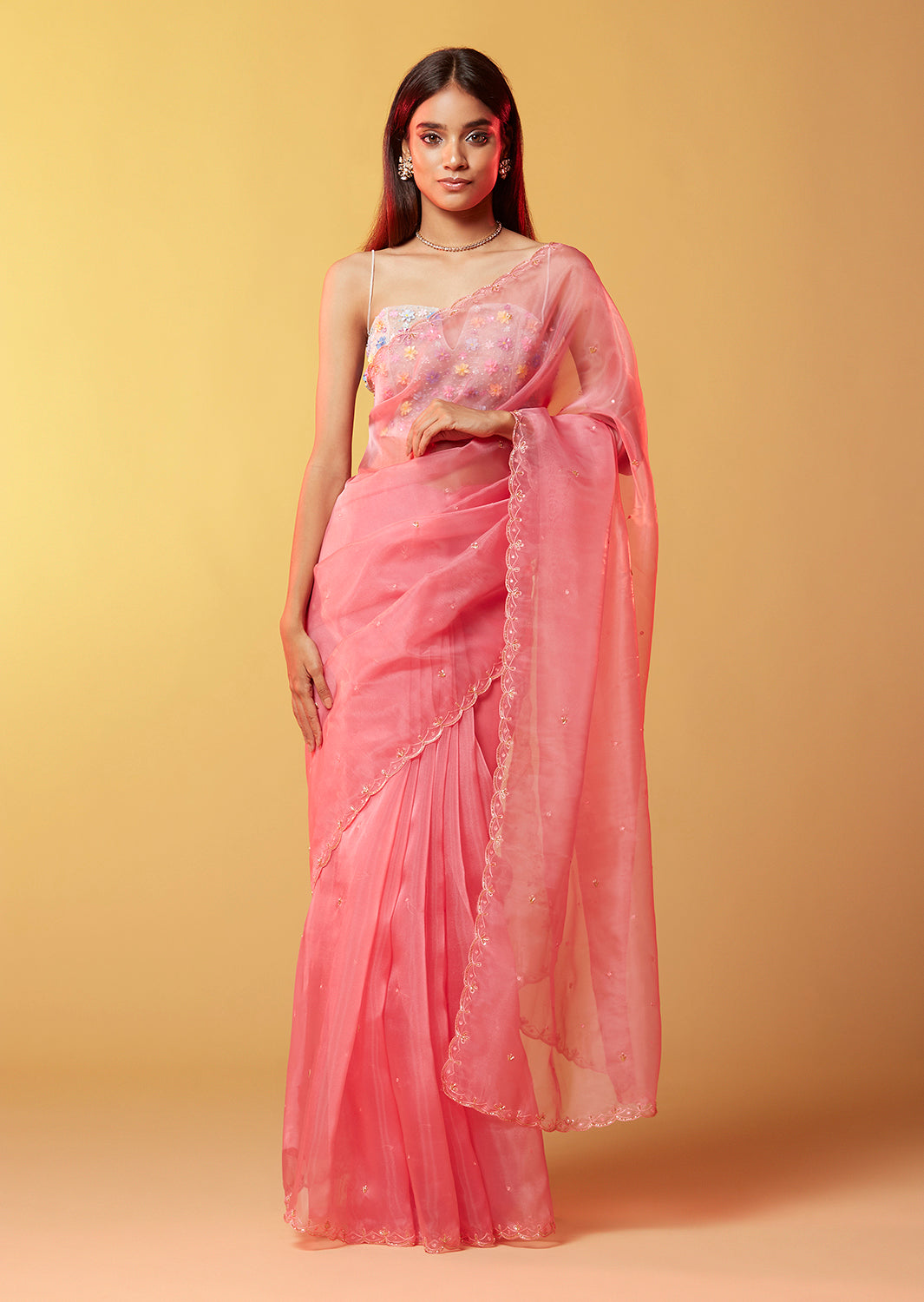 Laxmi Organza Saree - QUERATED