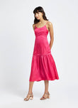 Mara Fuchsia Pink Slip Dress - QUERATED