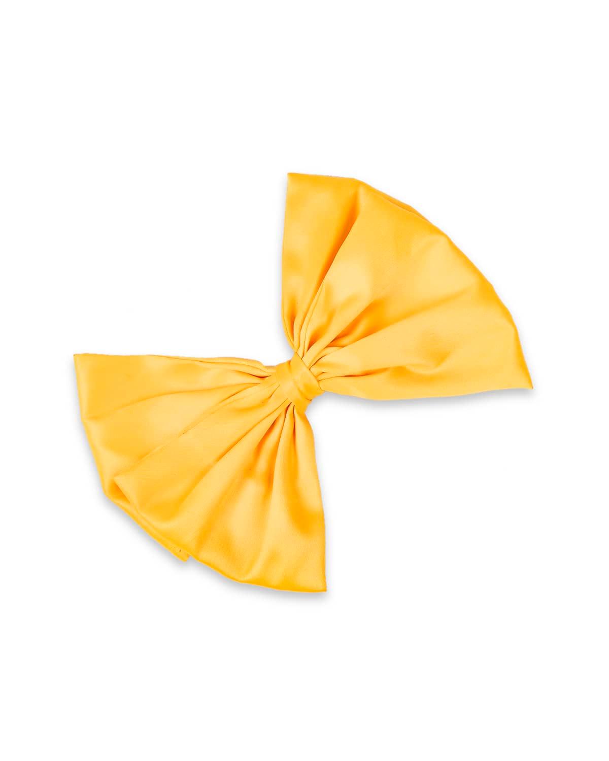 Piper Mustard Bow Hair Clip - QUERATED