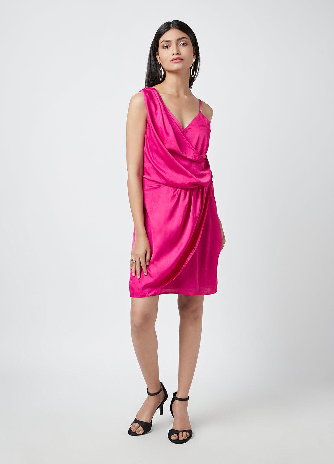 Gianna draped Dress - QUERATED