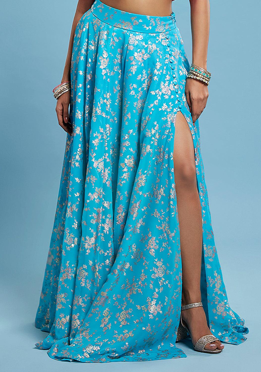 Neela Slit Lehenga Skirt