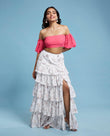 Gulabi Off-Shoulder Lehenga Set - QUERATED