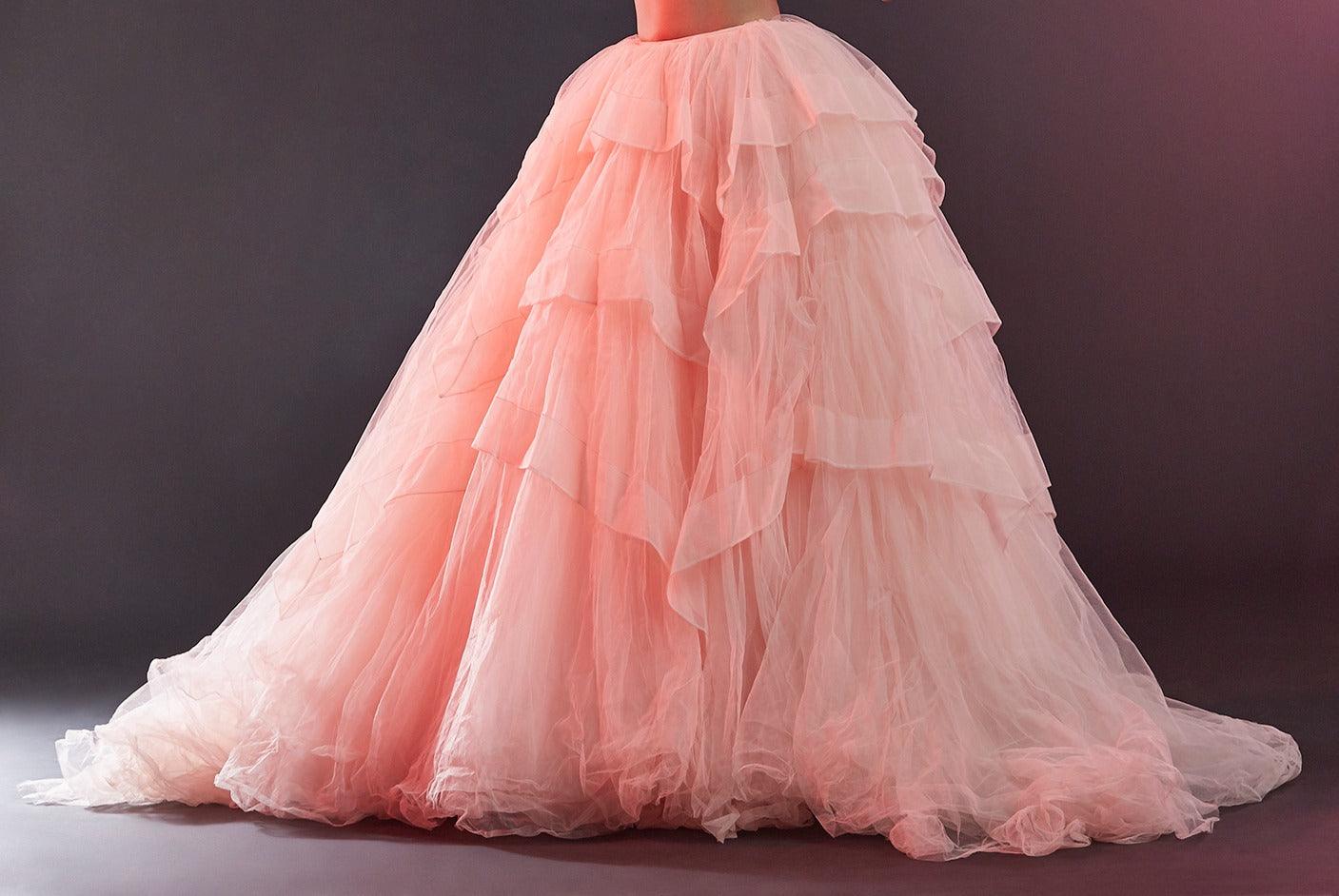 Kyra Tulle Lehenga Skirt - QUERATED