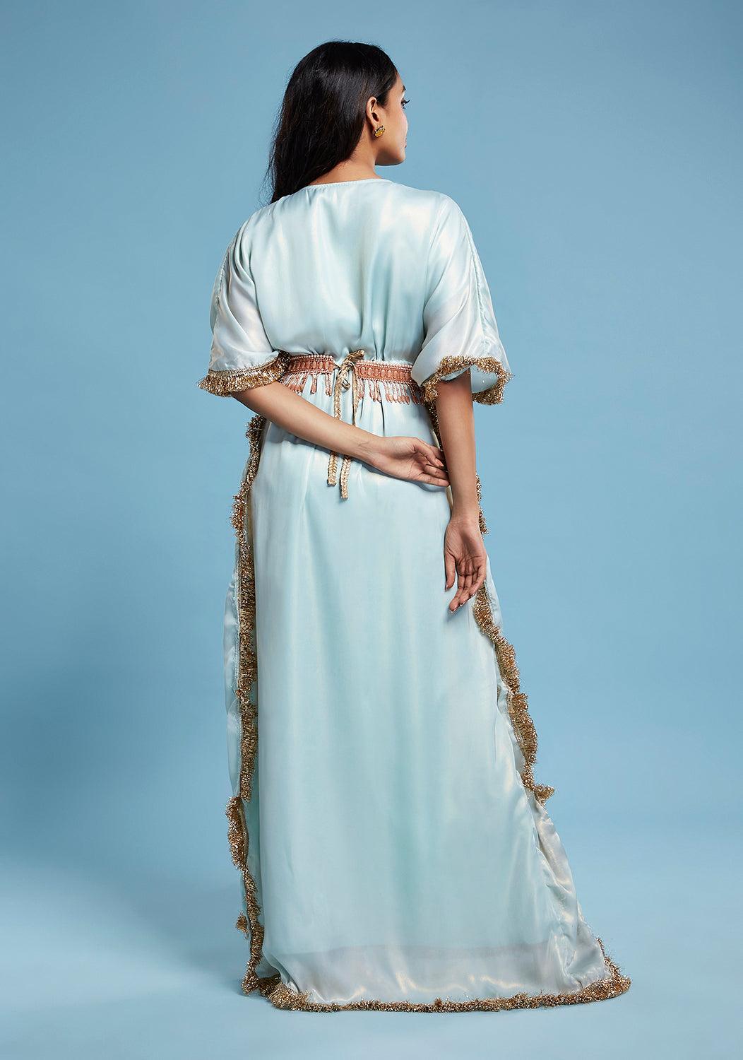 Blue Shimmer Kaftan - QUERATED