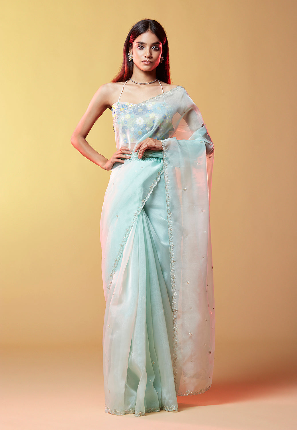 Shyla Organza Saree - QUERATED