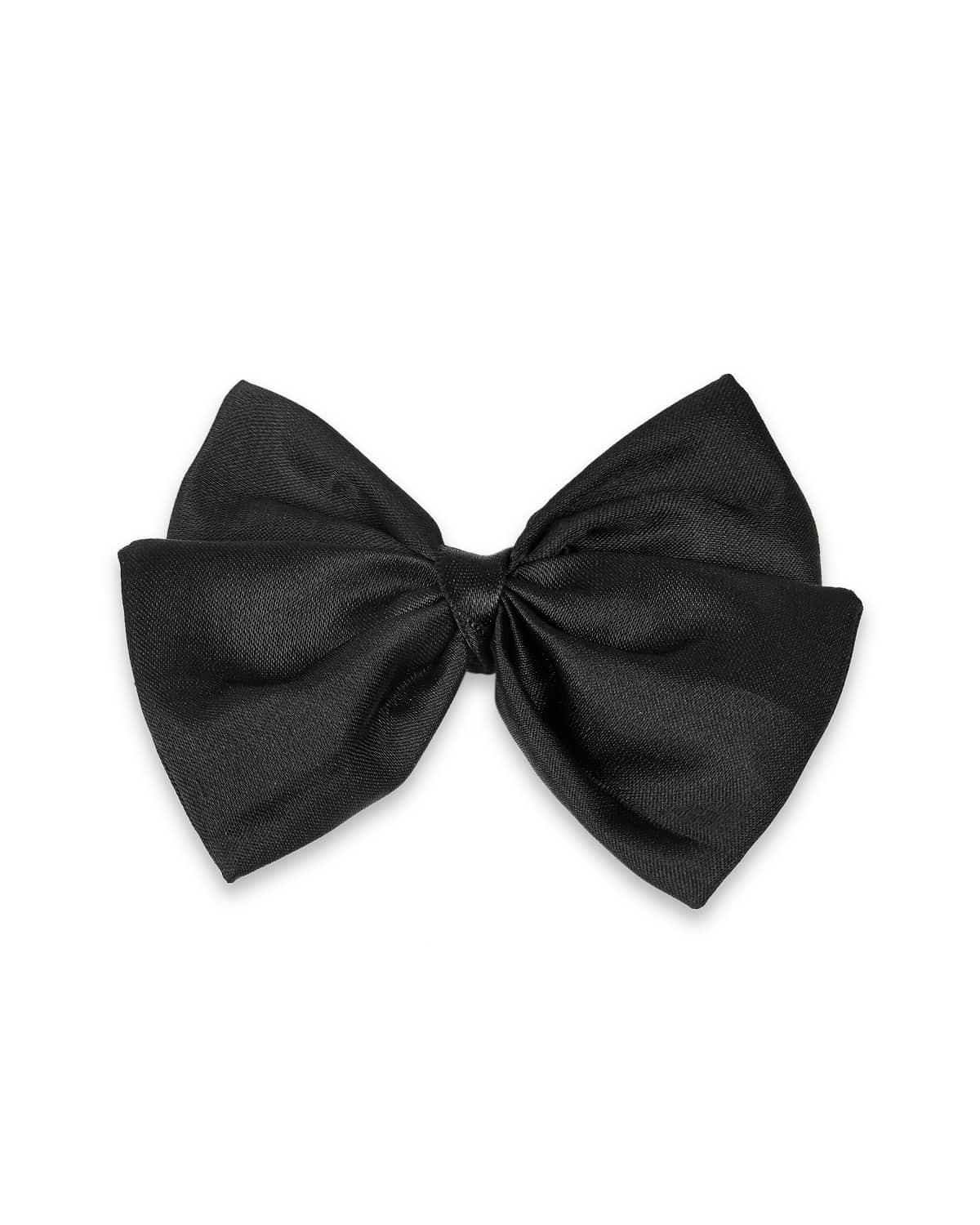 Zoey Black Bow Hair Clip - QUERATED