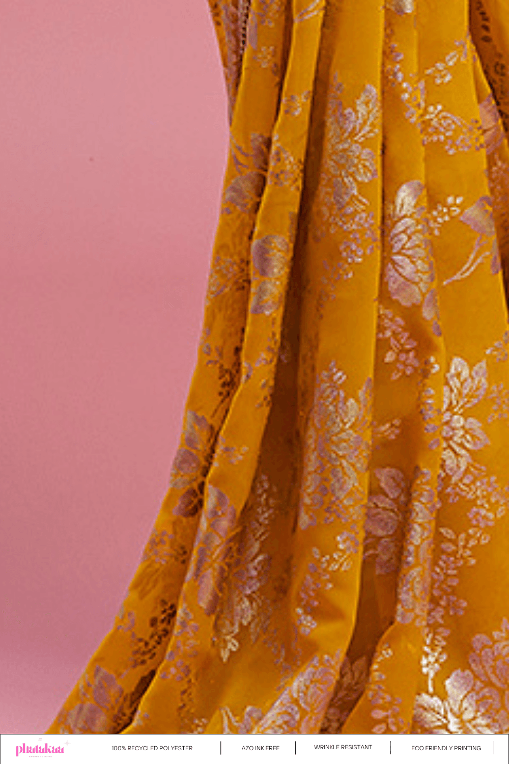 Mustard Barfi Saree - QUERATED