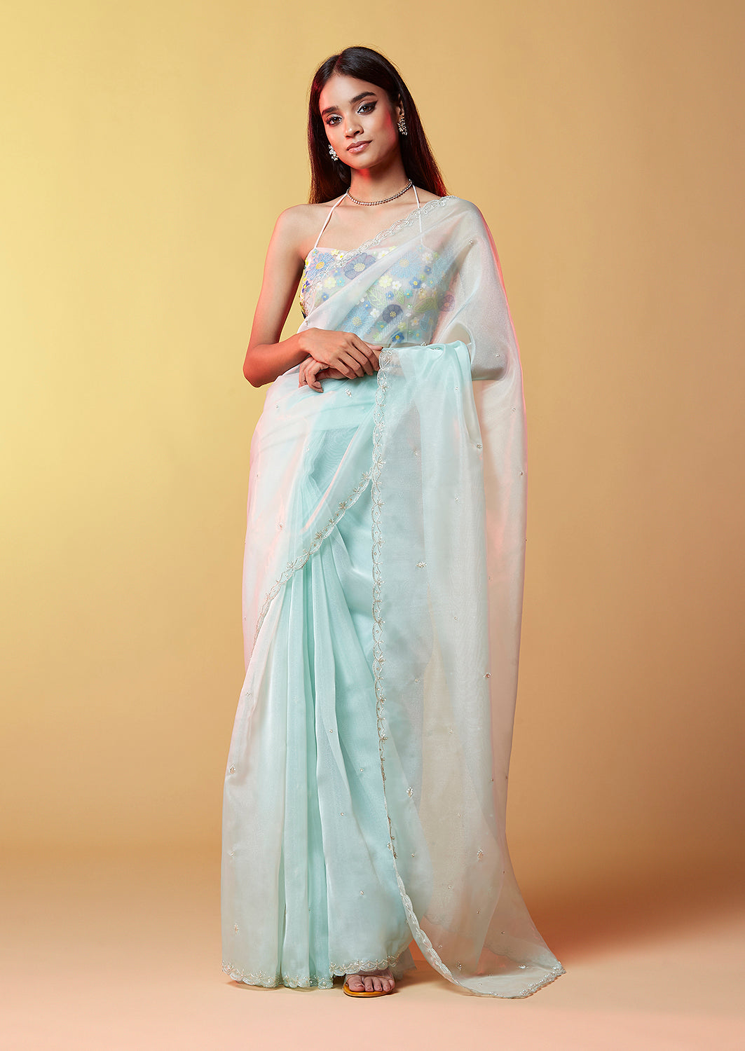 Shyla Organza Saree - QUERATED