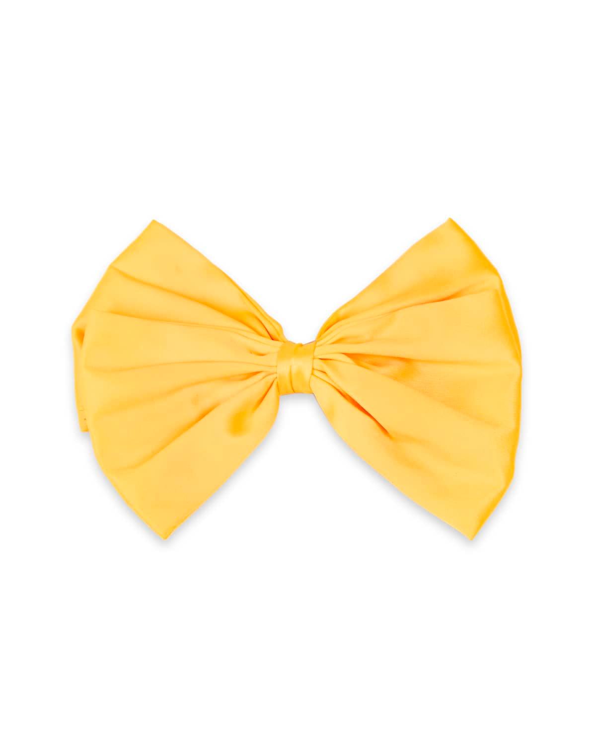 Piper Mustard Bow Hair Clip - QUERATED