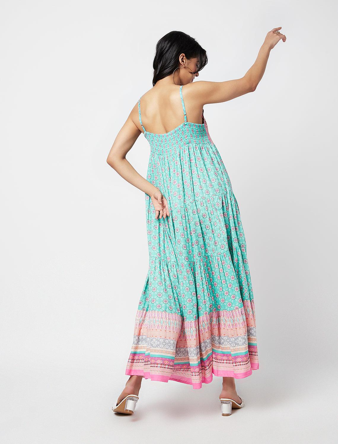 Haisley Printed Maxi Dress - QUERATED