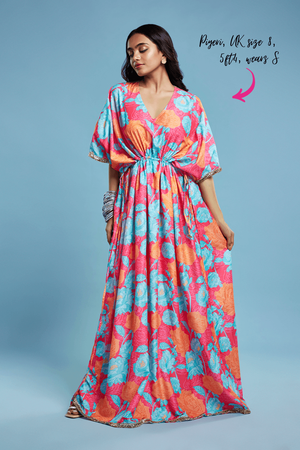 Floral Printed Kaftan - QUERATED