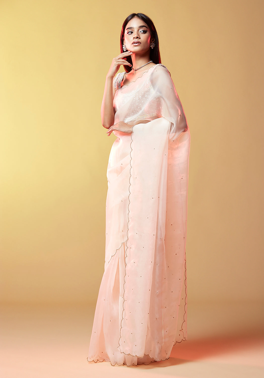 Meera Organza Saree - QUERATED