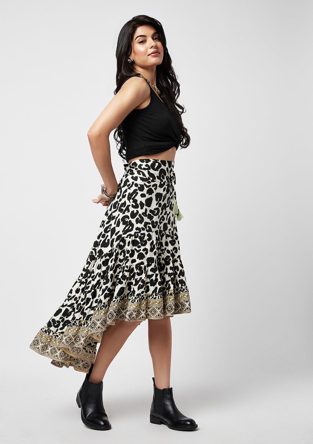 Brooke Printed Skirt - QUERATED