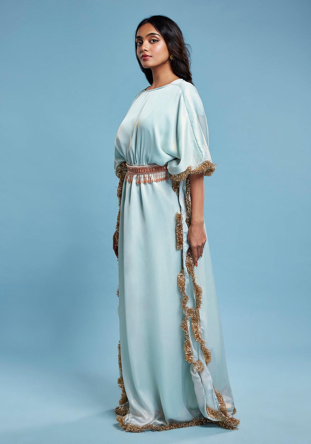 Blue Shimmer Kaftan - QUERATED