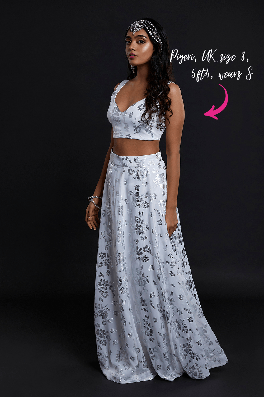 White Chandi Sleeveless Lehenga Set - QUERATED